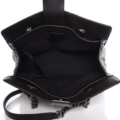 Chanel Calfskin Boy Reverso Shopping Tote Black 5 of 7