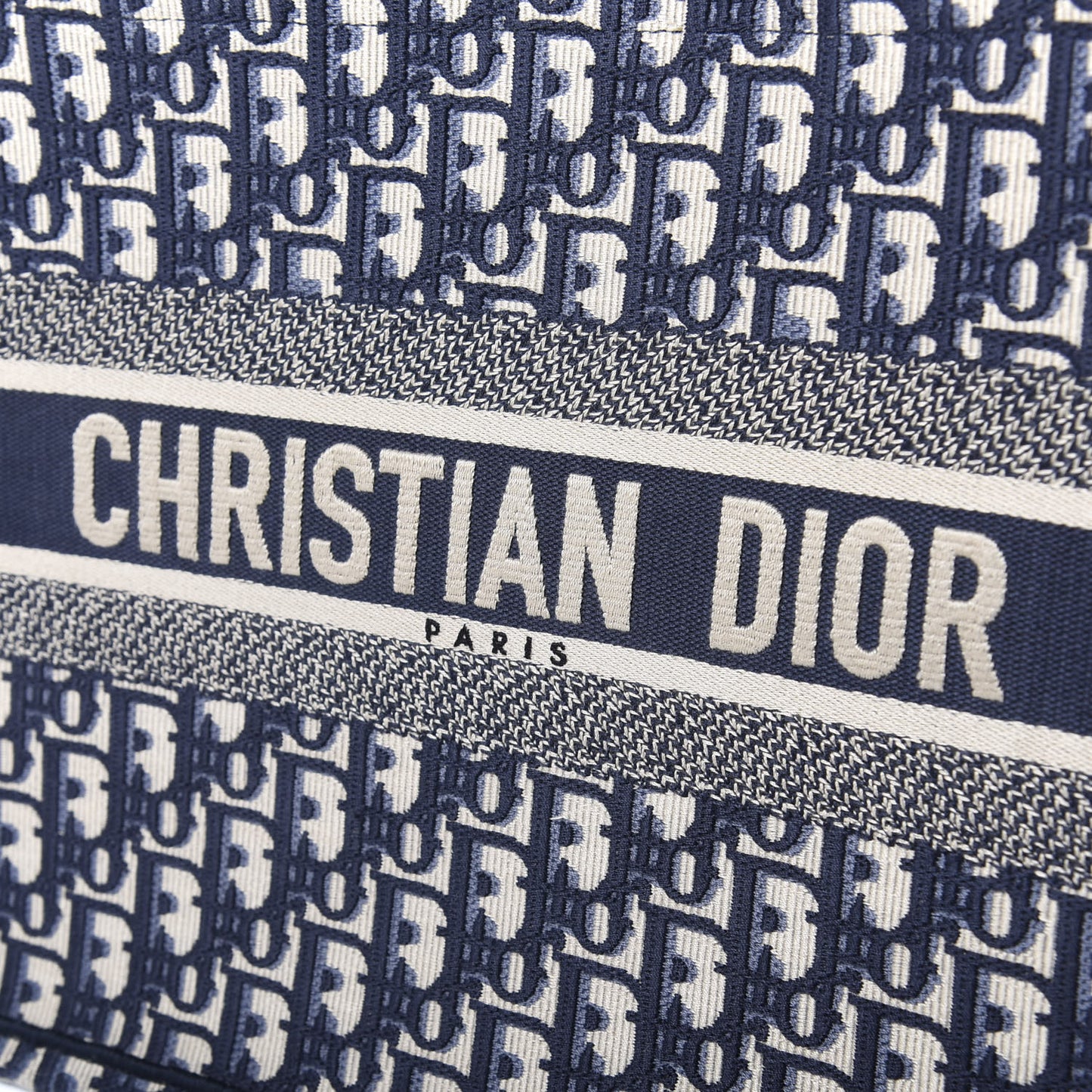 Oblique Medium Book Tote Blue Multicolor