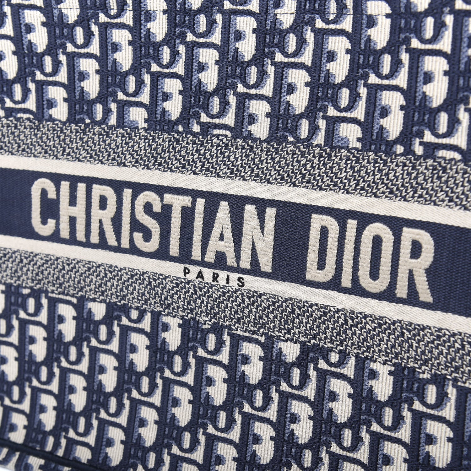 Christian Dior Oblique Medium Book Tote Blue Multicolor 10 of 10