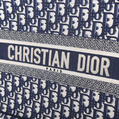 Christian Dior Oblique Medium Book Tote Blue Multicolor 10 of 10