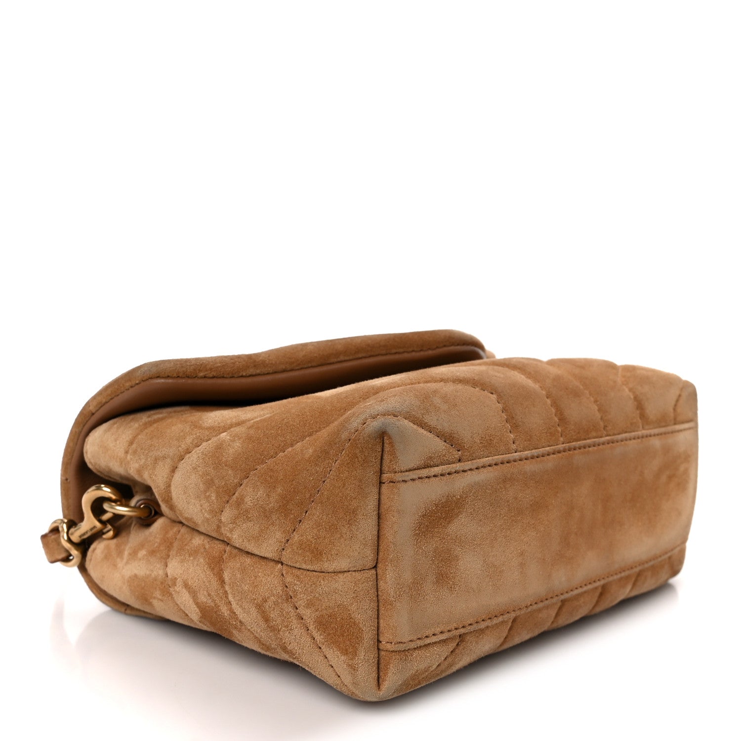 Saint Laurent Suede Toy Loulou Shoulder Bag Cinnamon 4 of 11