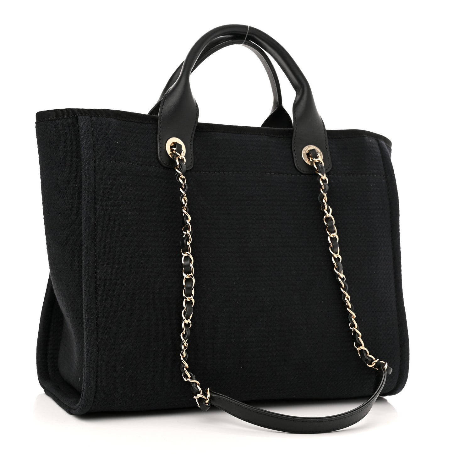 Mixed Fibers Small Deauville Tote Black
