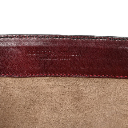 Bottega Veneta French Calfskin Intrecciato City Knot Bag Burgundy 6 of 9
