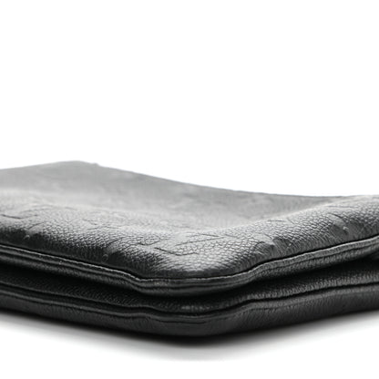 Louis Vuitton Empreinte Double Zip Pochette Black 14 of 16
