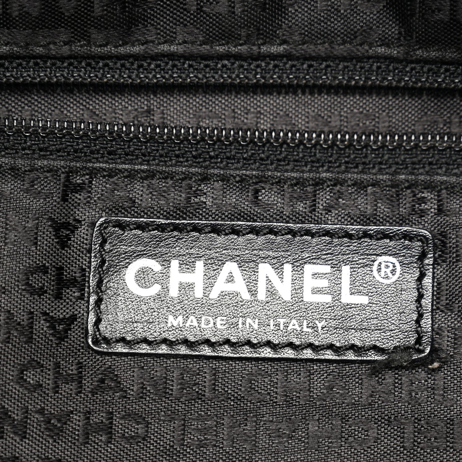 Chanel Leather Perforated Bowler Black 6 of 10