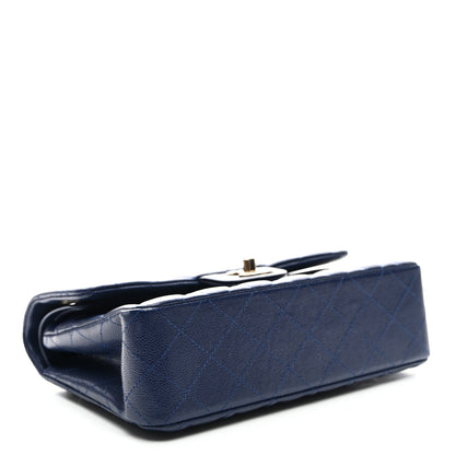 Chanel Caviar Quilted Small Double Flap Navy 4 of 10