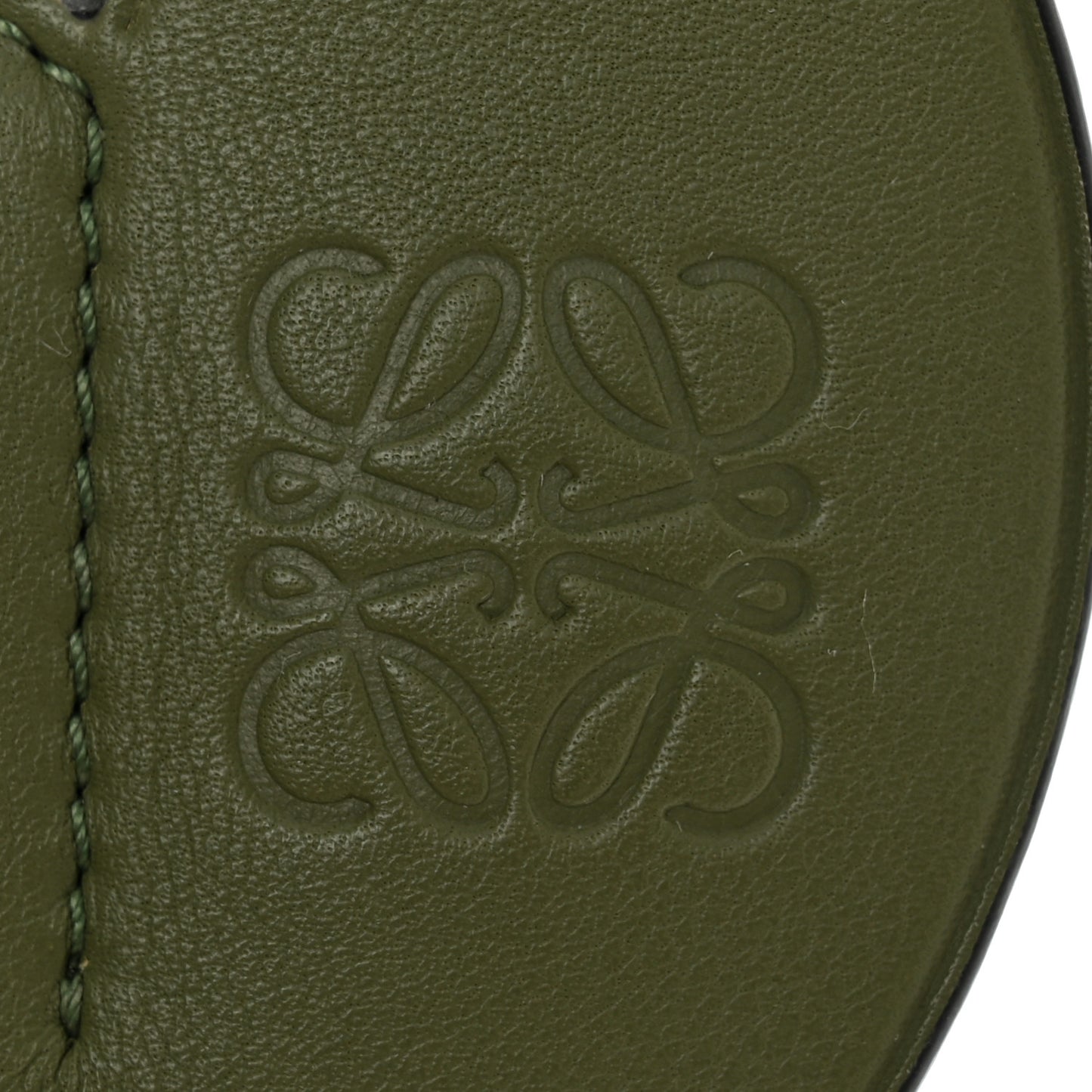 Calfskin Elephant Pouch Crossbody Bag Avocado