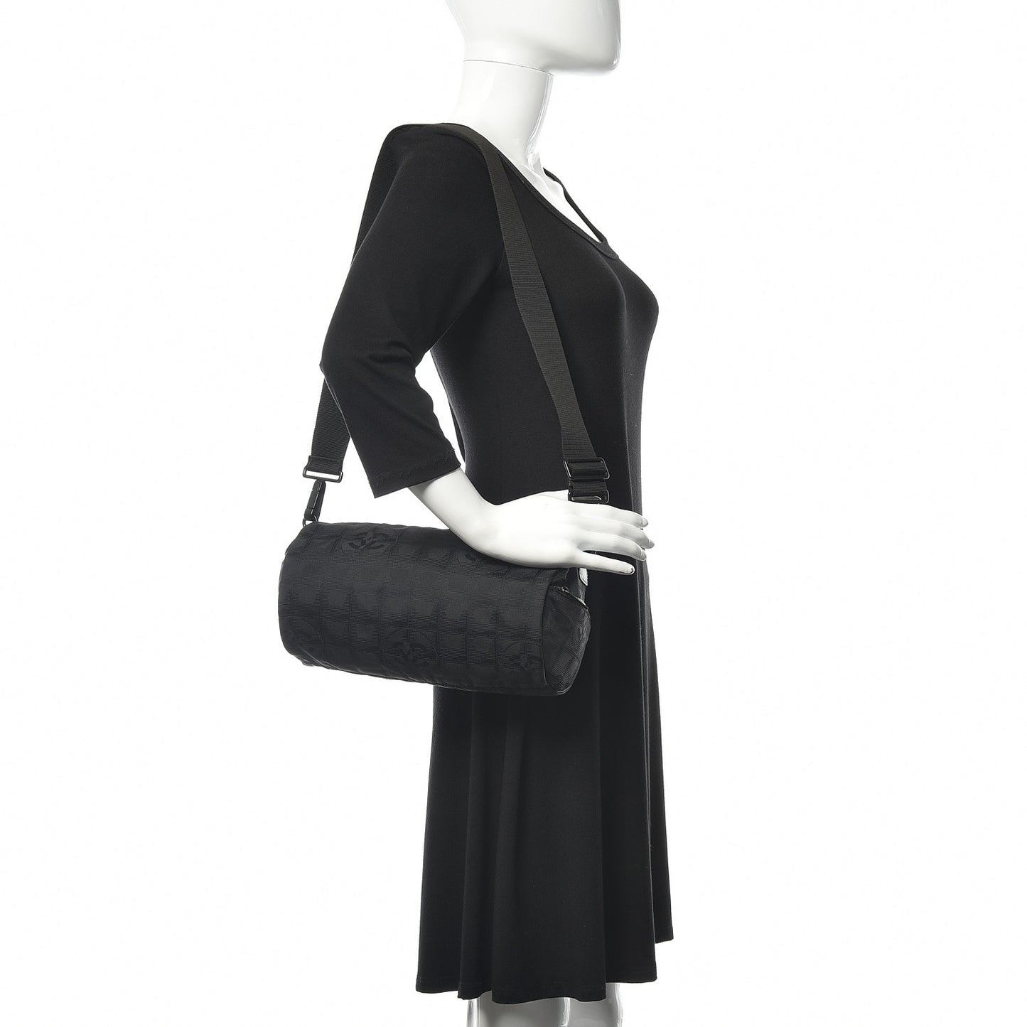 Nylon Travel Duffle Black