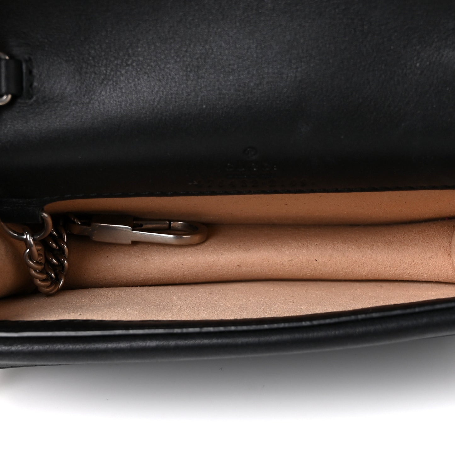 Velvet GG Monogram Super Mini Dionysus Shoulder Bag Black