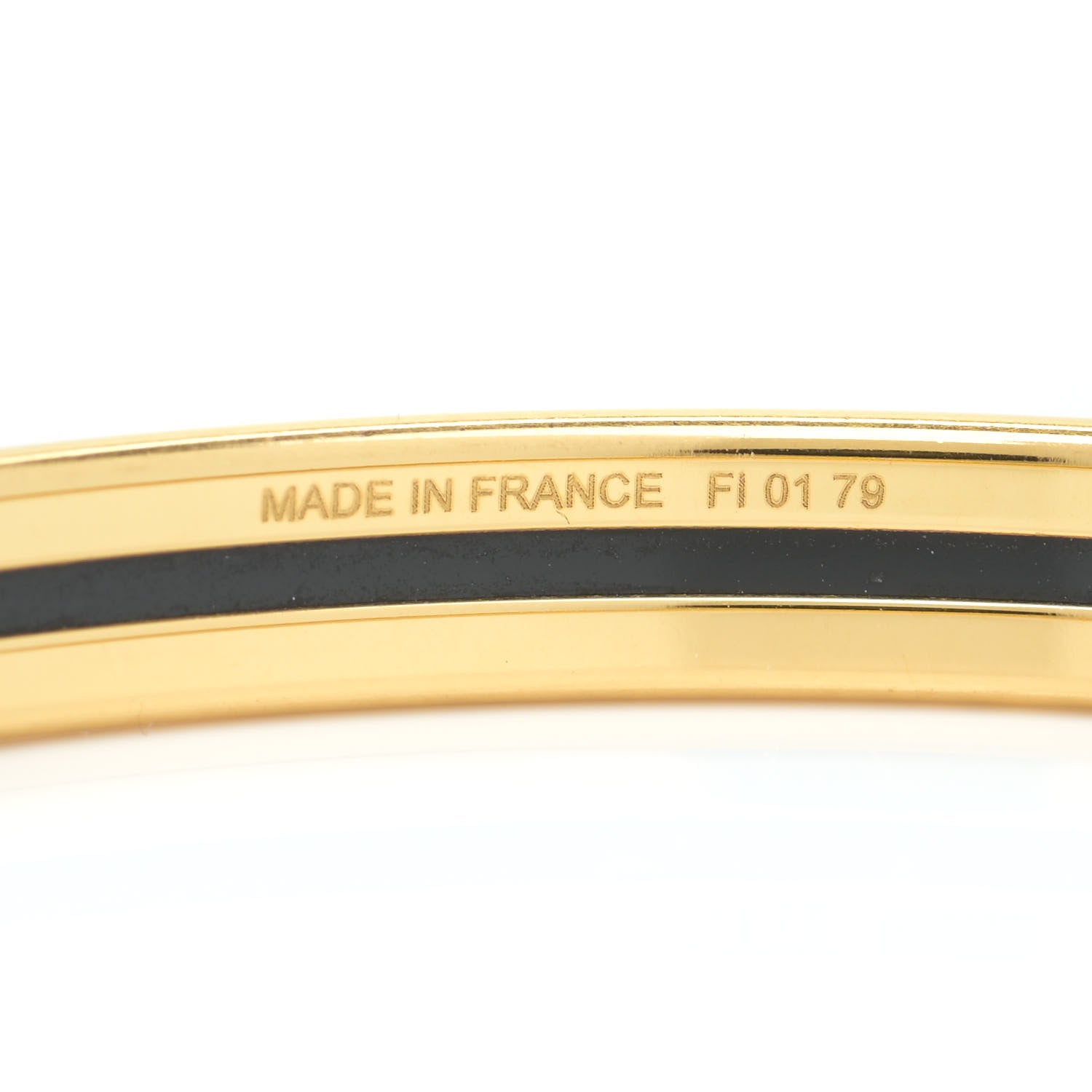 Hermes Enamel Printed Extra Narrow Printed Colliers De Chiens Bracelet 70 4 of 5