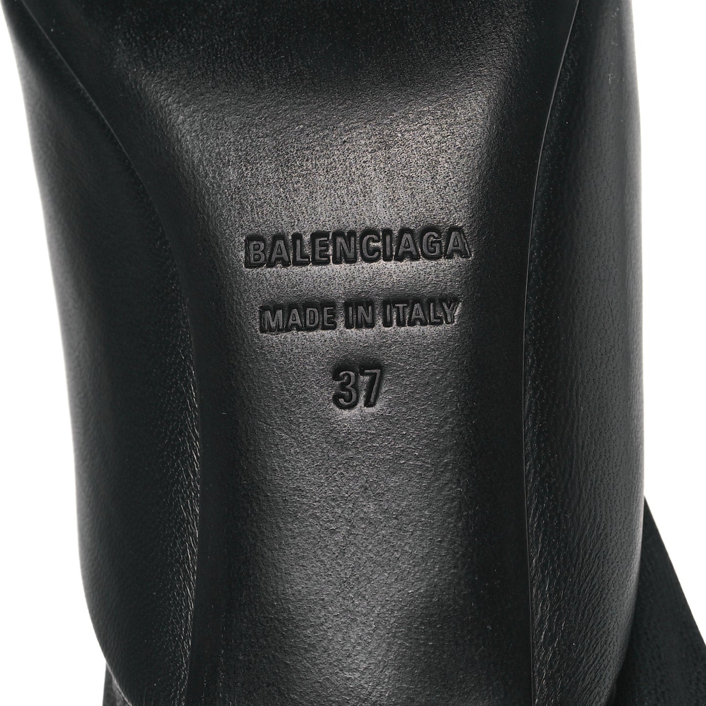 Soft Nappa Pointed Toe Wrap 40mm Mules 37 Black