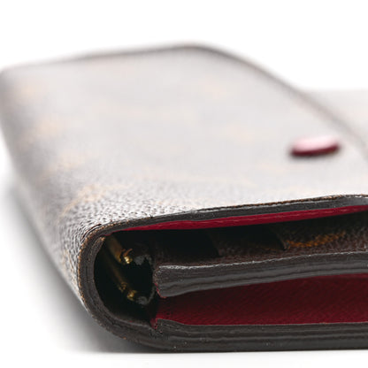 Louis Vuitton Monogram Emilie Wallet Fuchsia 9 of 12