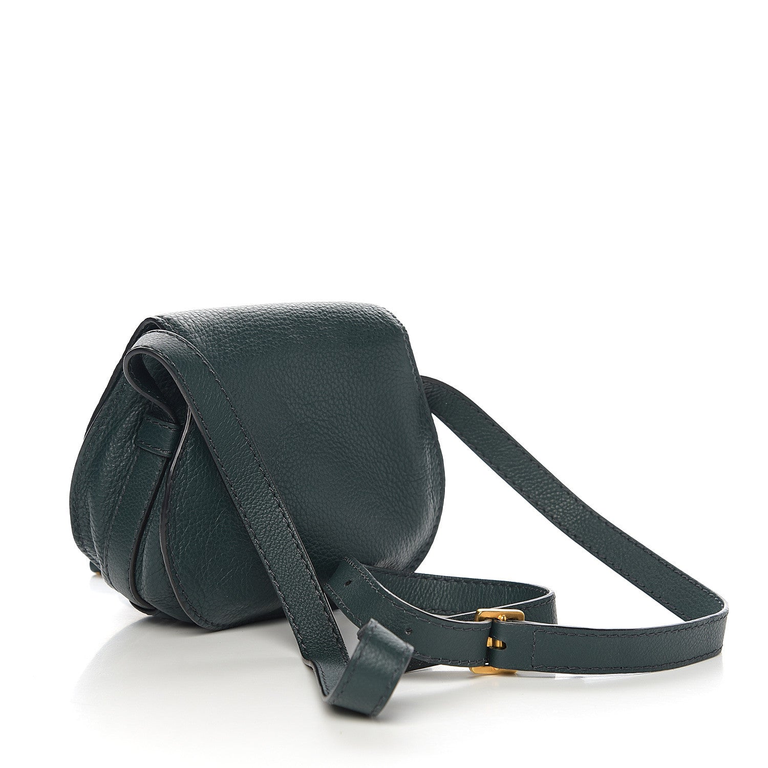 Chloe Calfskin Mini Marcie Round Crossbody Bag Rainforest 2 of 9