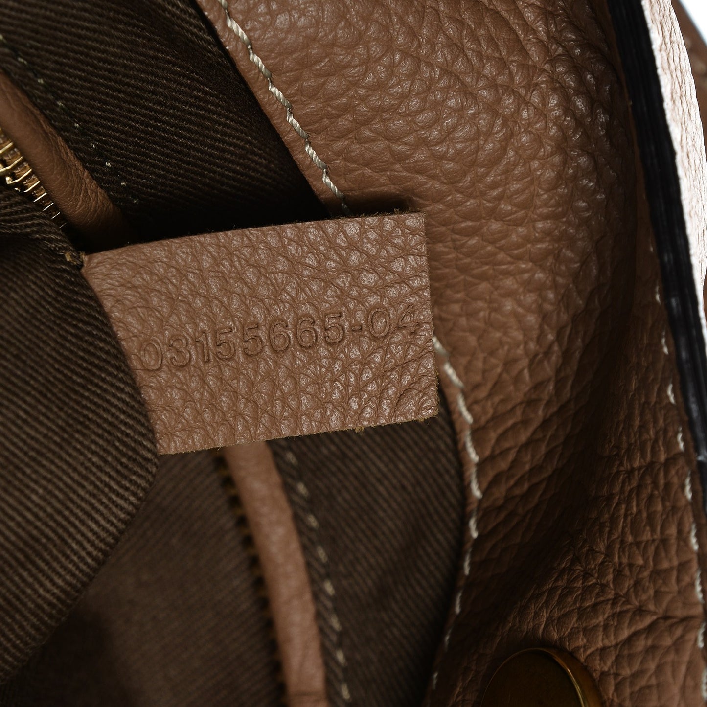 Calfskin Large New Marcie Tote Nut
