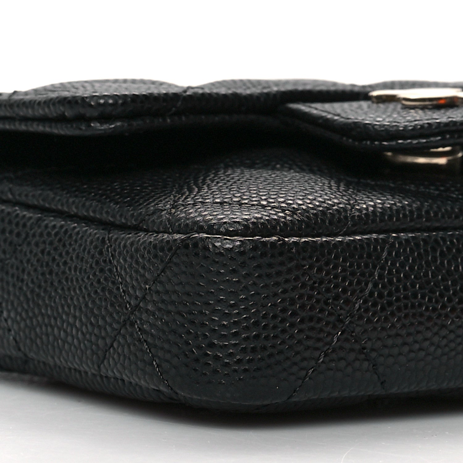 Chanel Caviar Quilted Mini Chain Belt Bag Black 9 of 10