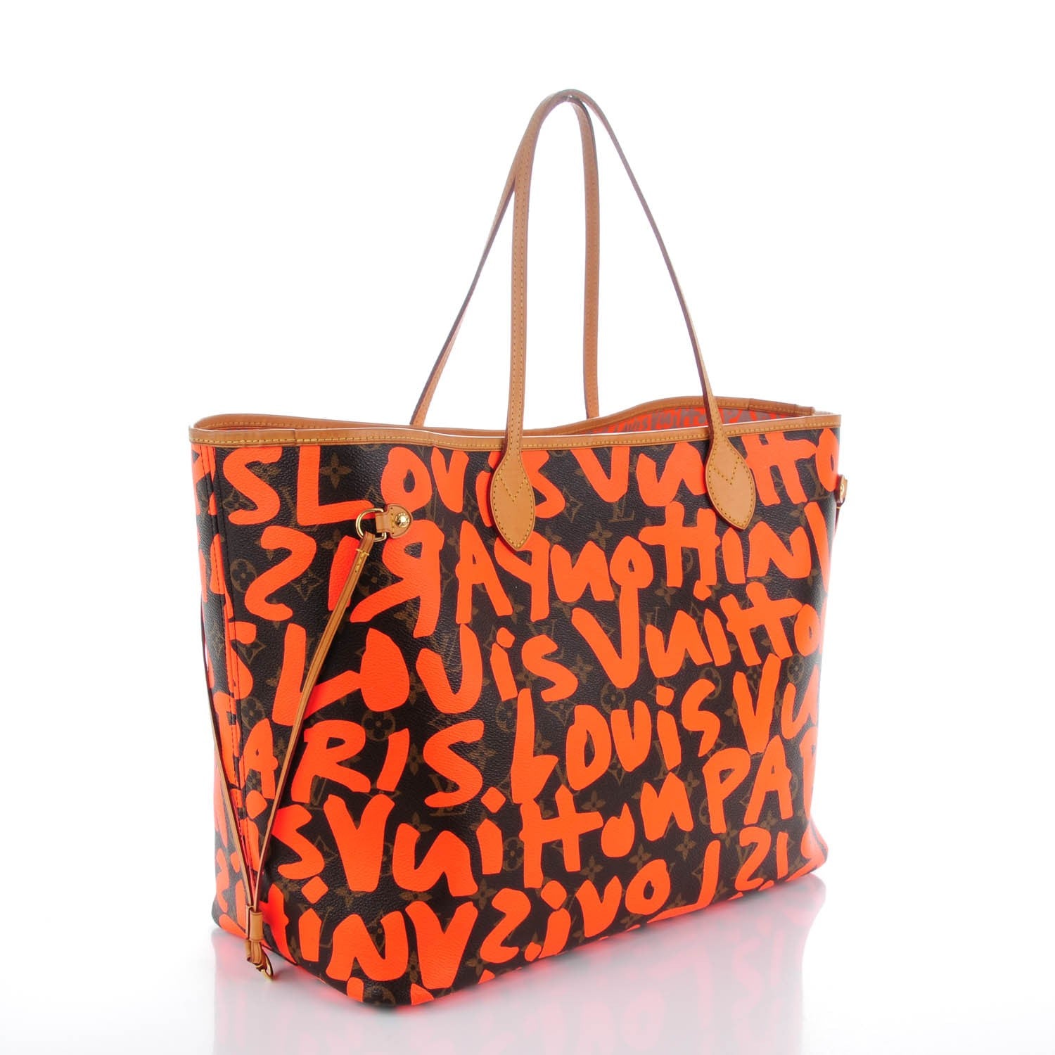 Louis Vuitton Monogram Graffiti Neverfull GM Orange 3 of 8