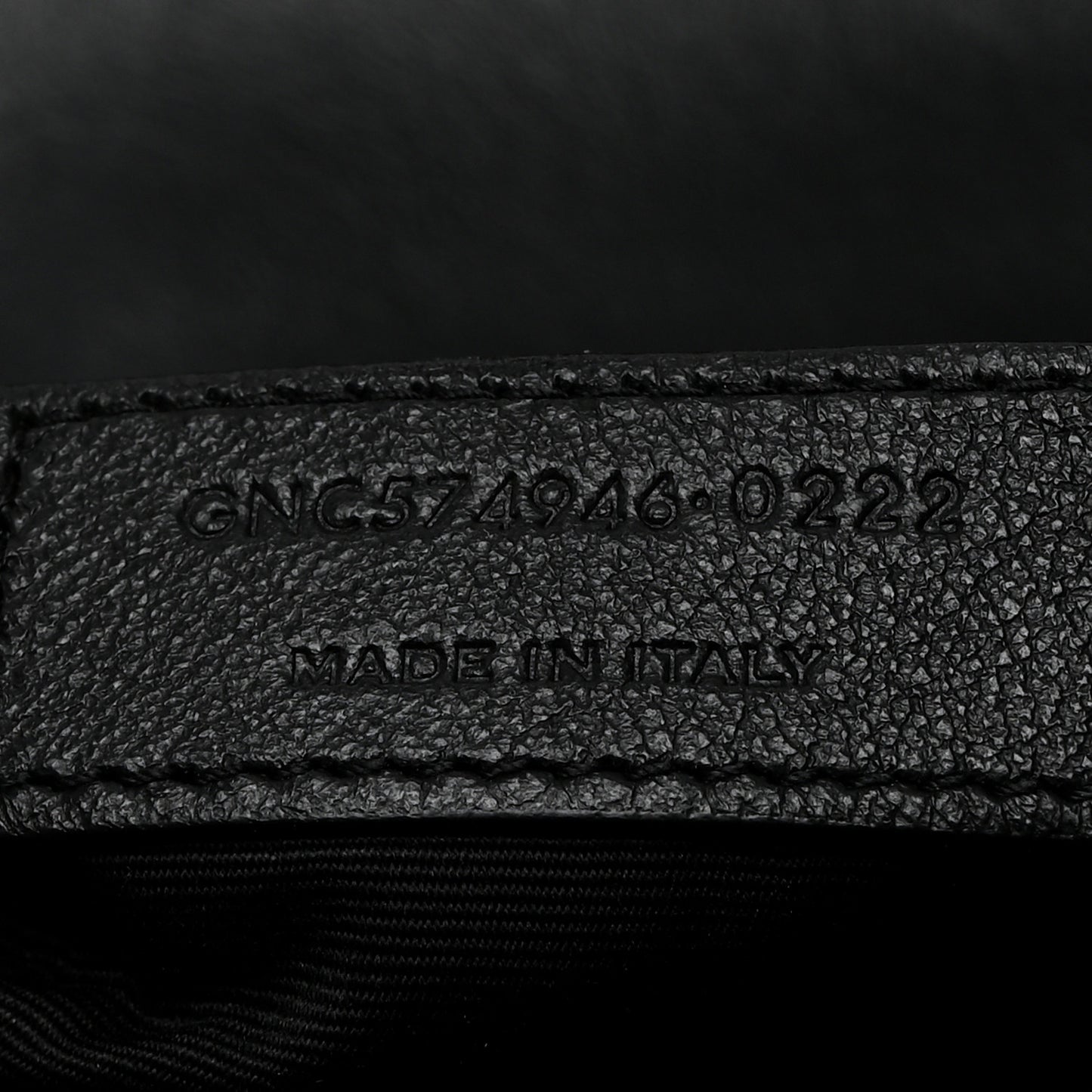 Calfskin Y Quilted Monogram Medium Loulou Chain Satchel Black