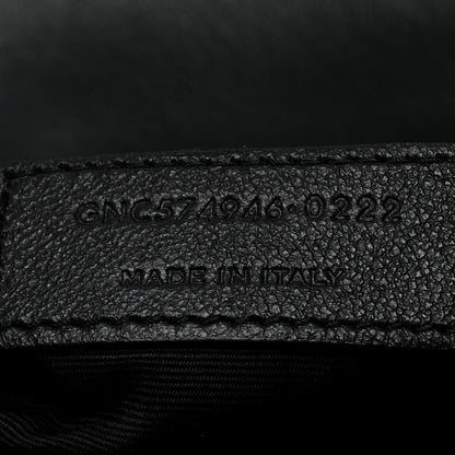 Saint Laurent Calfskin Y Quilted Monogram Medium Loulou Chain Satchel Black 8 of 11
