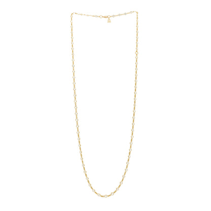 Temple St. Clair 18K Yellow Gold Diamond White Sapphire Chain Necklace 3 of 5