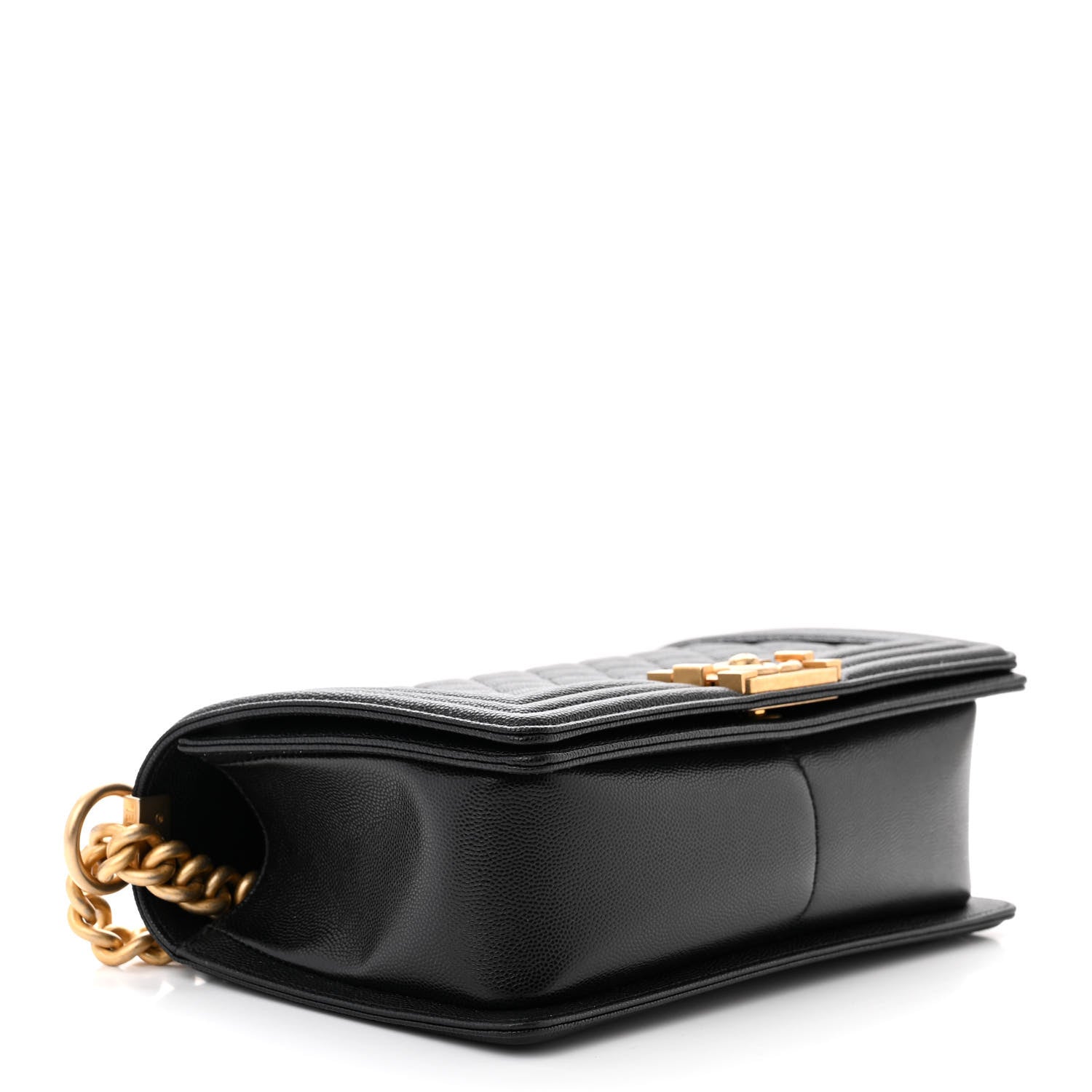 Chanel Caviar Quilted Medium Boy Flap Black 4 of 11