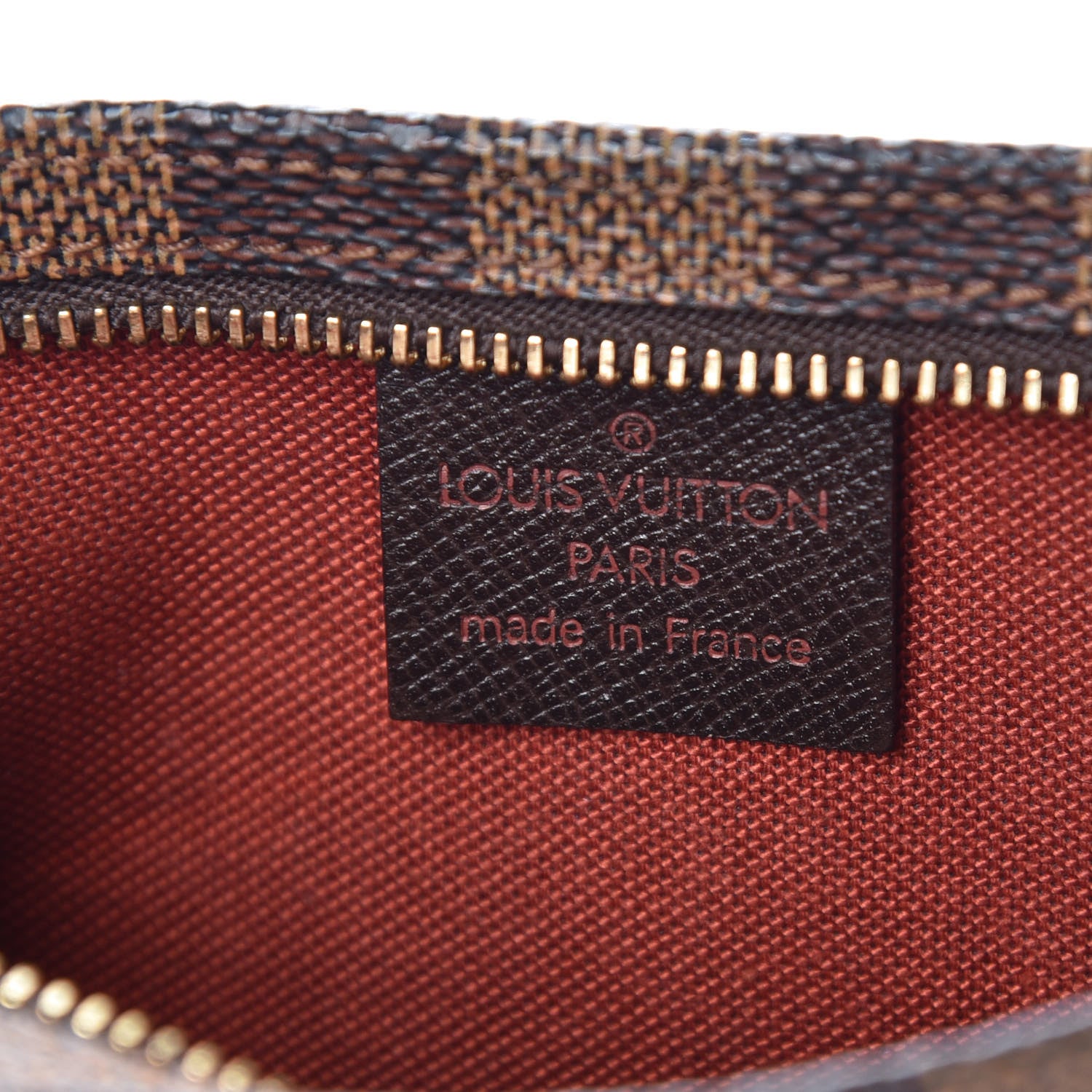 Louis Vuitton Damier Ebene Trousse Make Up Bag Pochette 6 of 7