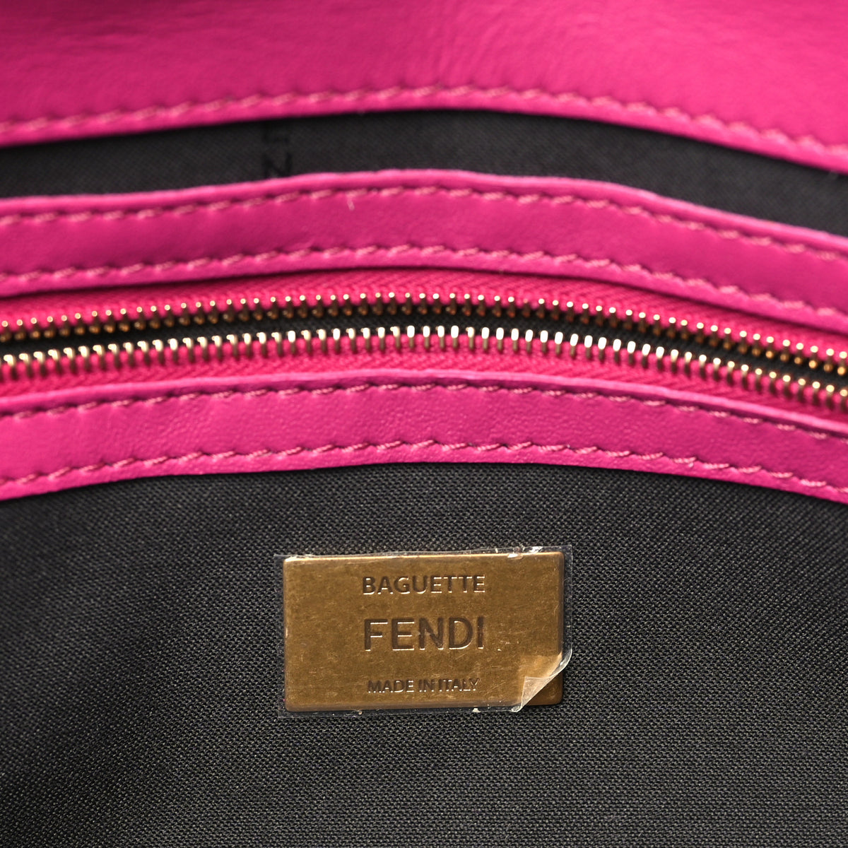 Nappa FF 1974 Embossed Baguette Ciclamino Pilar