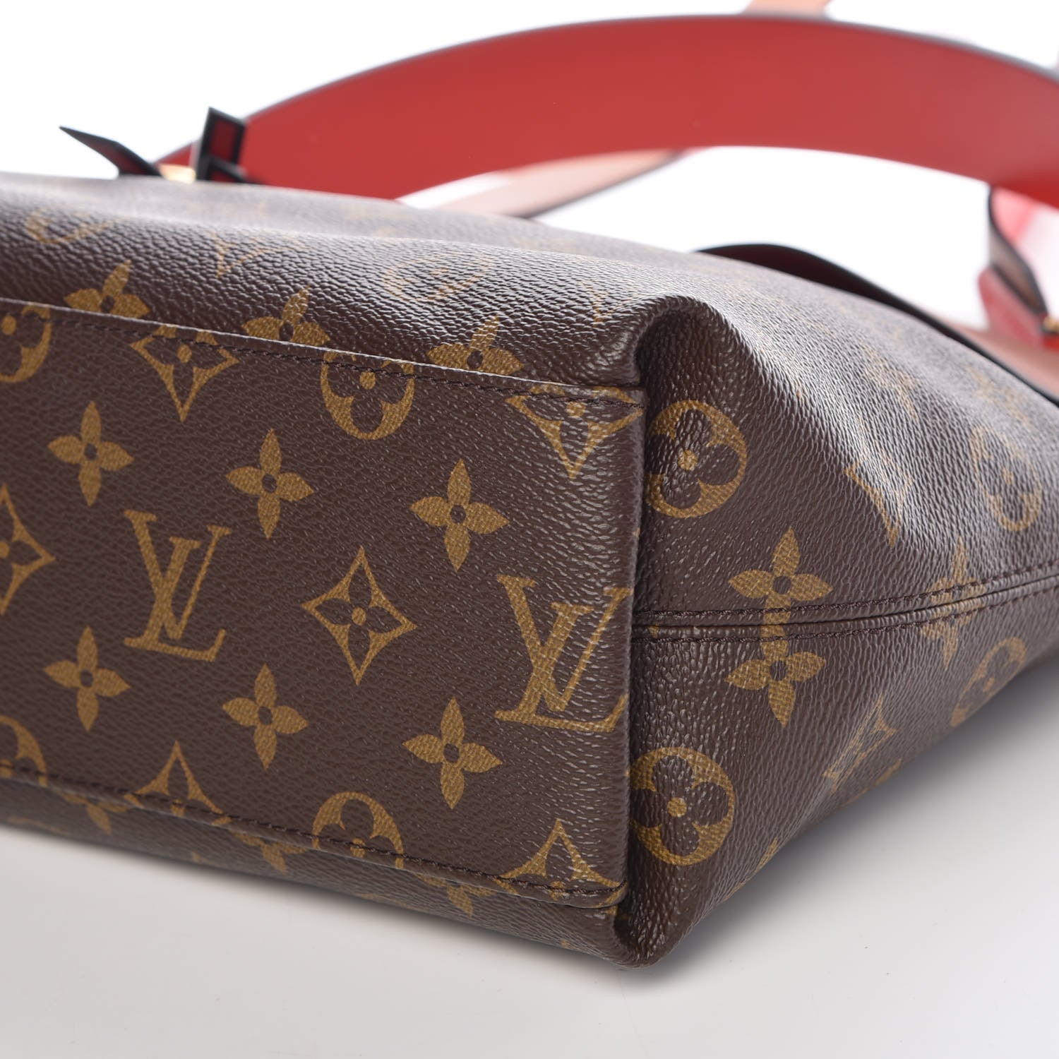 Louis Vuitton Monogram Tuileries Besace Caramel Rouge 8 of 8