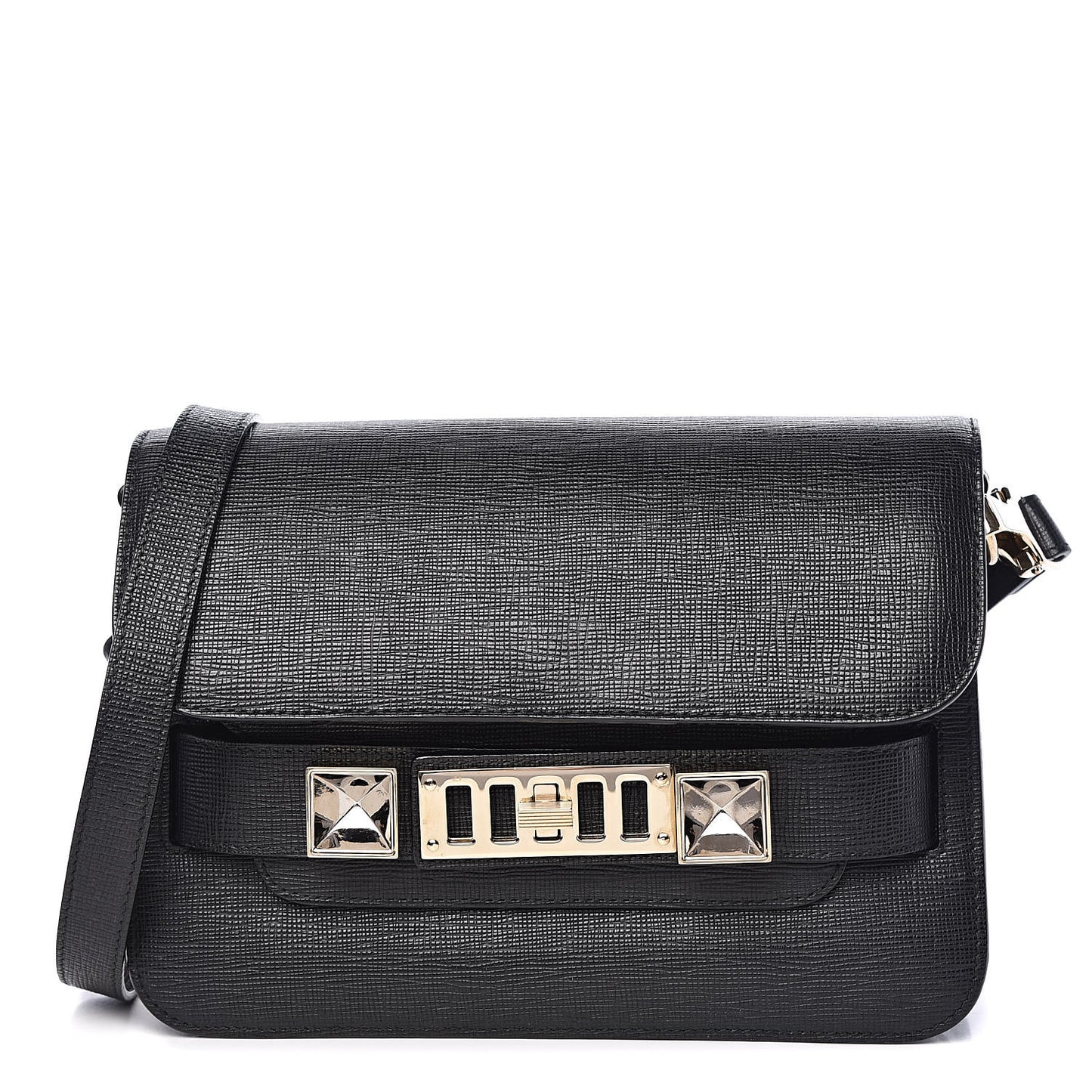 New Linosa Mini PS11 Classic Shoulder Bag Black