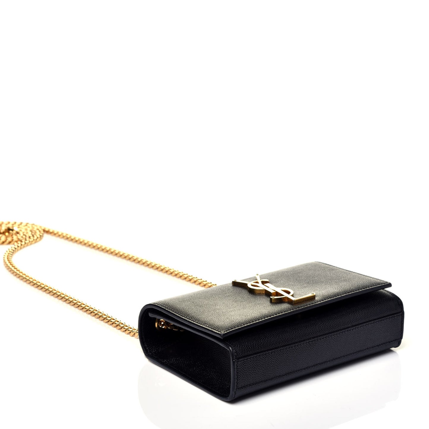 Grain De Poudre Small Monogram Kate Satchel Black