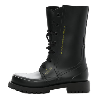 Christian Dior Rubber Diorcamp Low Boots 37 Black 1 of 7