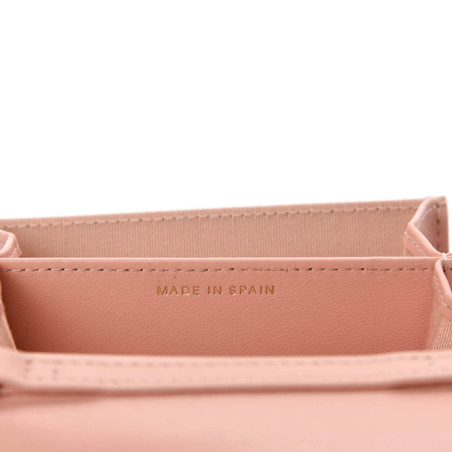 Chanel Lambskin Quilted Flap Card Holder On Chain Light Pink 9 of 12