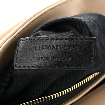 Saint Laurent Calfskin Y Quilted Monogram Toy Loulou Crossbody Bag Dark Beige 7 of 11