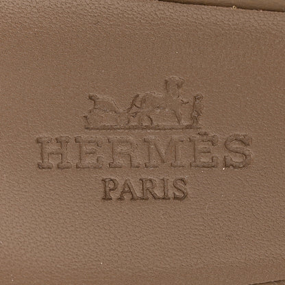 Hermes Epsom Oasis Sandals 37.5 Etoupe 16 of 22
