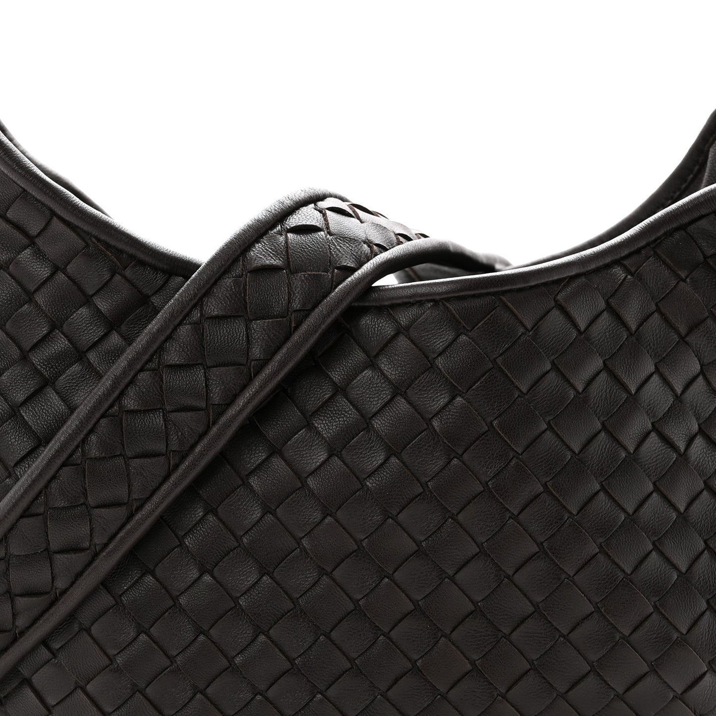 Nappa Intrecciato Small Veneto Crossbody Bag Fondant