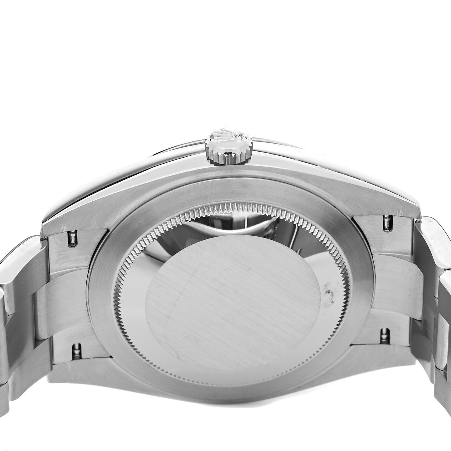 Stainless Steel 18K White Gold 41mm Oyster Perpetual Wimbledon Datejust Watch Slate 126334
