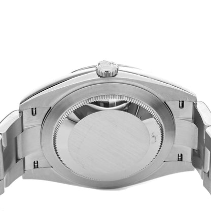 Rolex Stainless Steel 18K White Gold 41mm Oyster Perpetual Wimbledon Datejust Watch Slate 126334 4 of 5