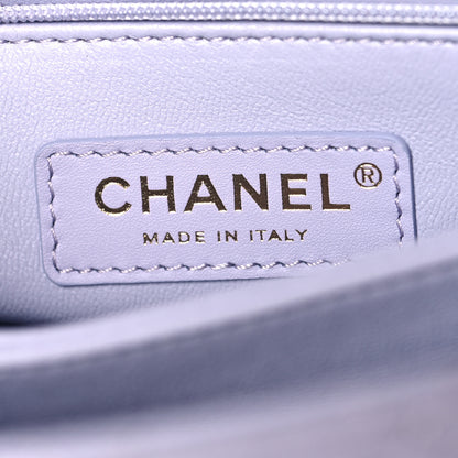 Chanel Caviar Quilted Mini Coco Handle Flap Light Purple 6 of 10