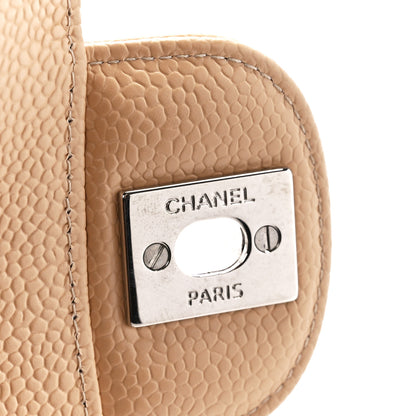 Chanel Caviar Quilted Medium Double Flap Beige Clair 7 of 11