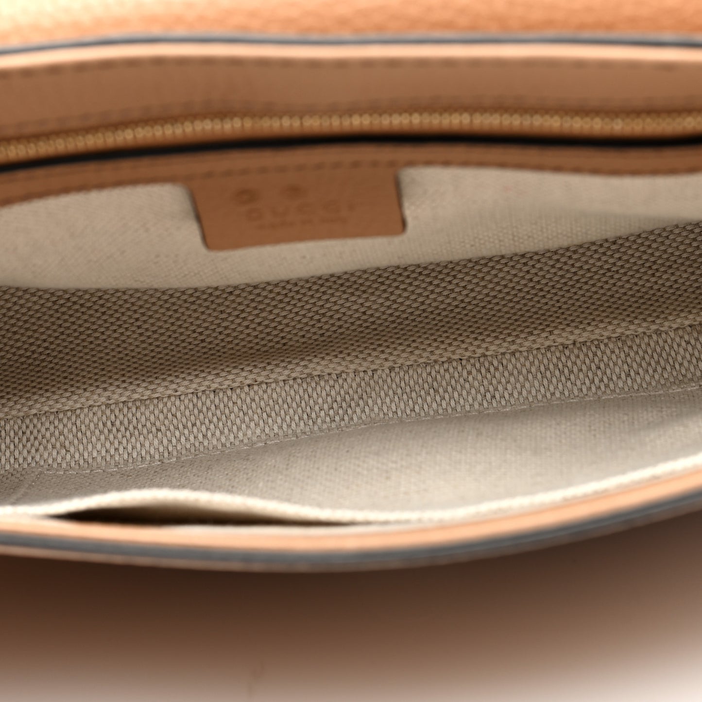 Pebbled Calfskin Medium Soho Flap Crossbody Camelia