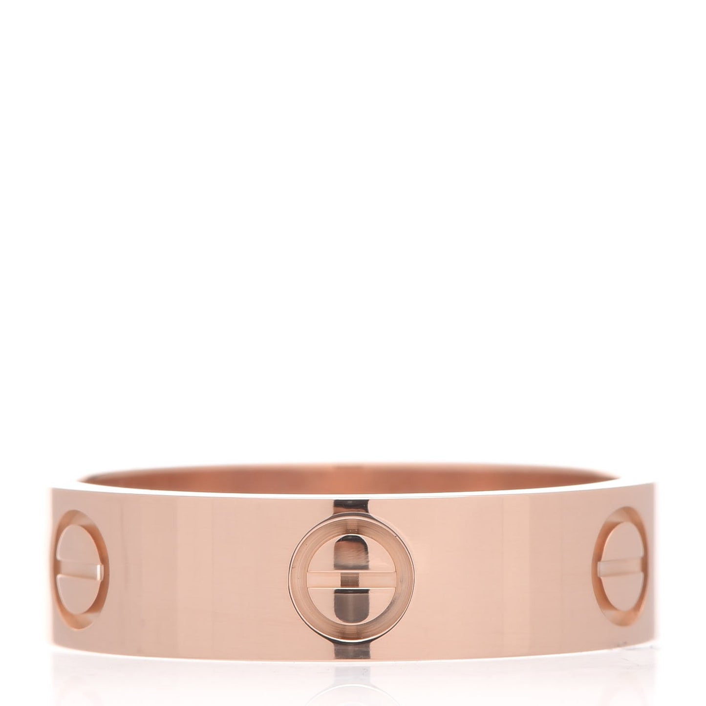 18K Pink Gold 5.5mm LOVE Ring 58 8.25