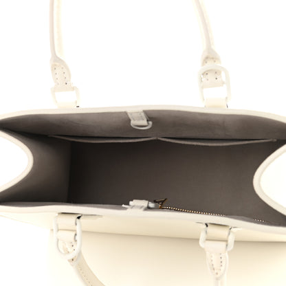 Louis Vuitton Soft Calfskin Lockme Tote PM White 5 of 9