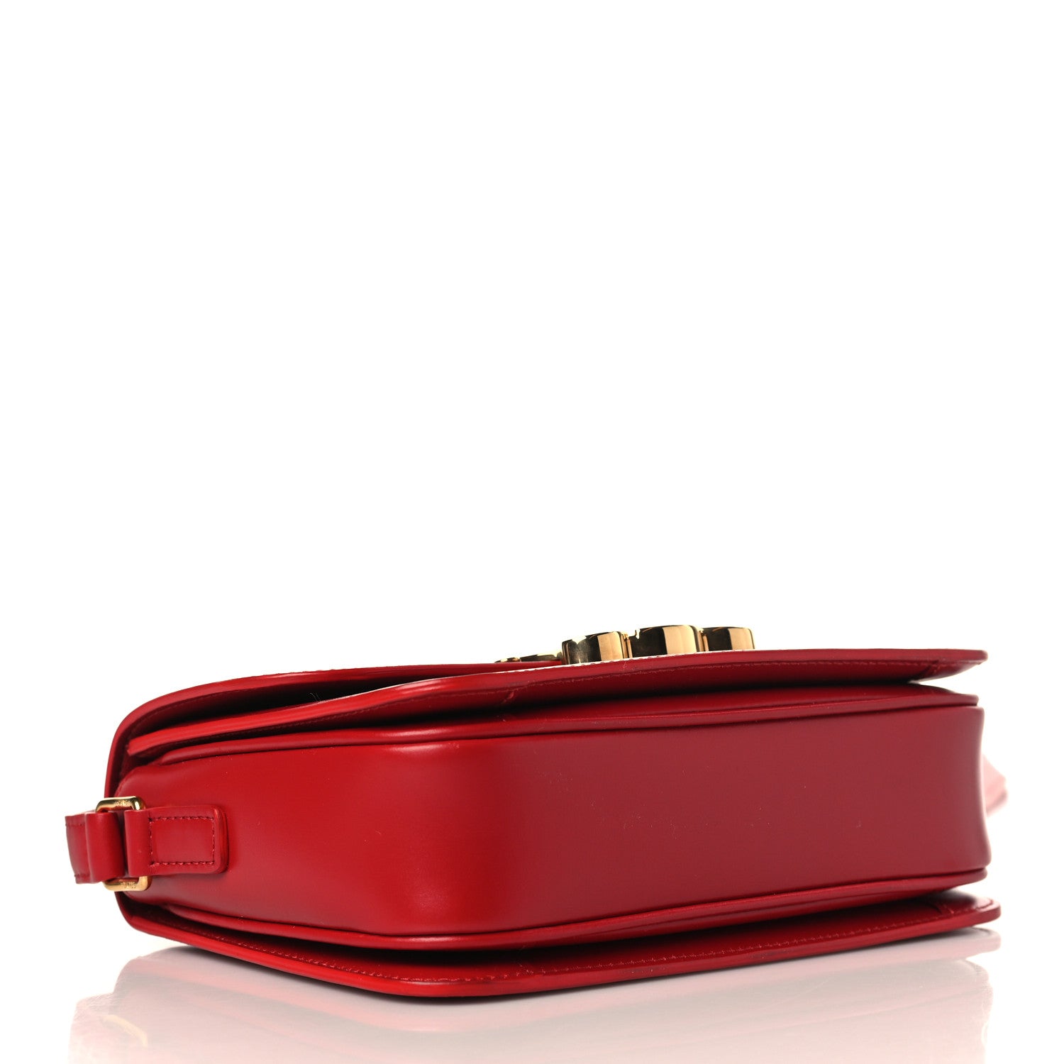 Celine Shiny Calfskin Teen Triomphe Red 4 of 9