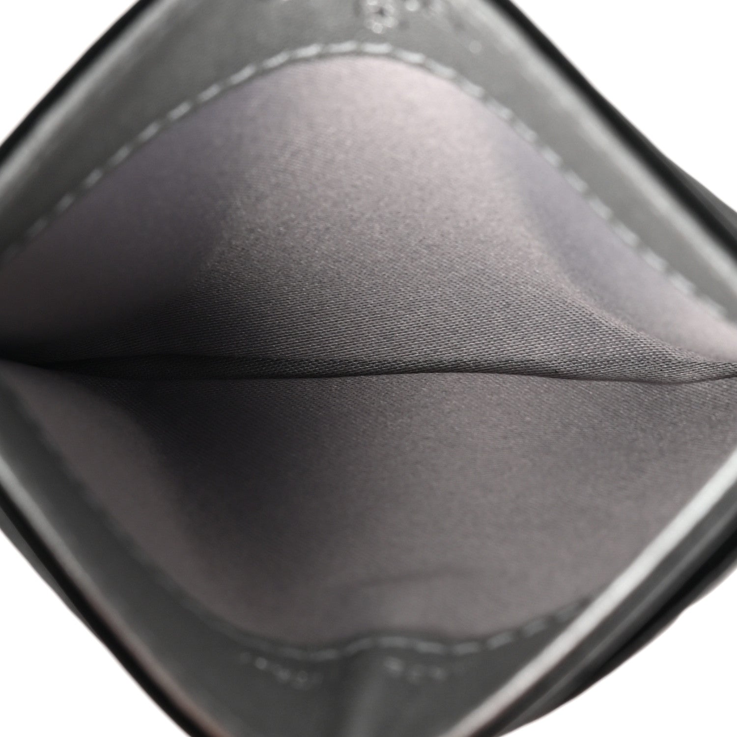 Chanel Lambskin Camellia Embossed Card Holder Black 5 of 10