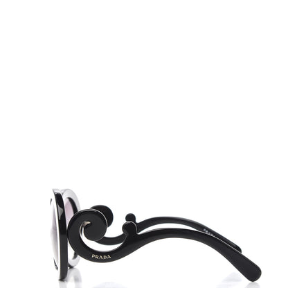 Prada Baroque Sunglasses SPR 27N Black 3 of 7