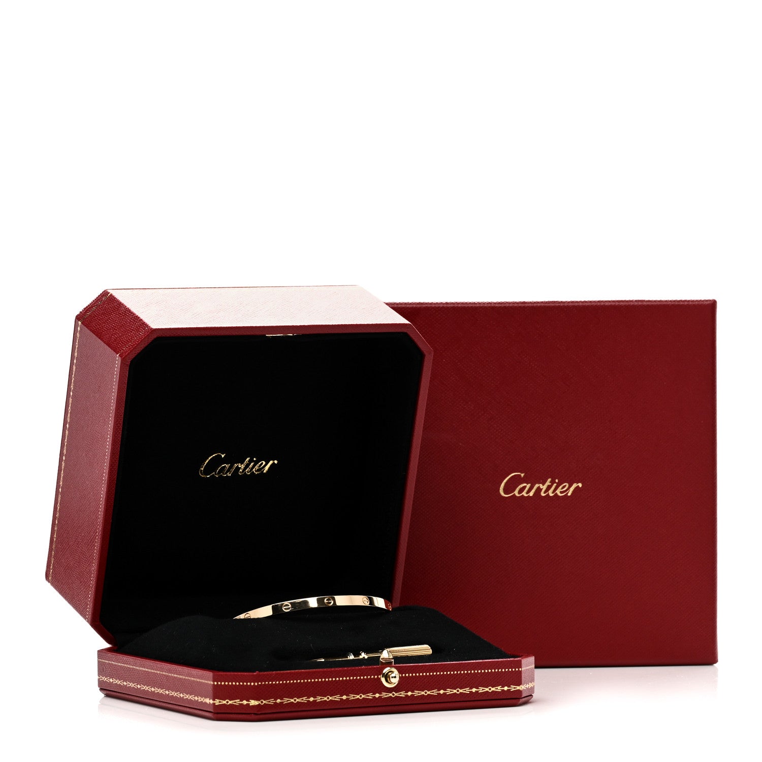Cartier 18K Yellow Gold Small LOVE Bracelet 17 5 of 5