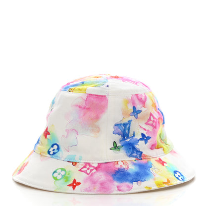 Louis Vuitton Watercolor Cotton Transformable Bob Bucket Hat 58 Multicolor 3 of 10
