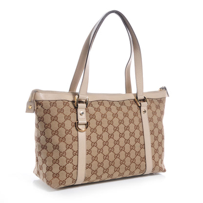 Gucci Monogram Abbey Medium Tote Off White 3 of 7