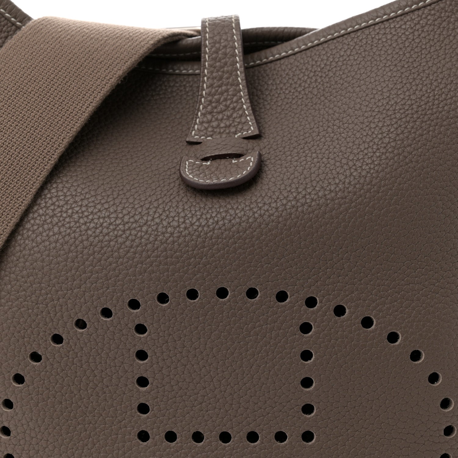 Hermes Taurillon Clemence Evelyne III PM Etoupe 8 of 13