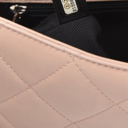 Chanel Glazed Calfskin Quilted Small CC Delivery Tote Light Pink 7 of 12