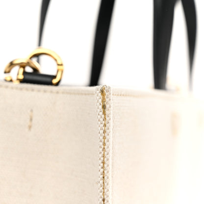 Givenchy Canvas Medium Tote Beige Black 10 of 10